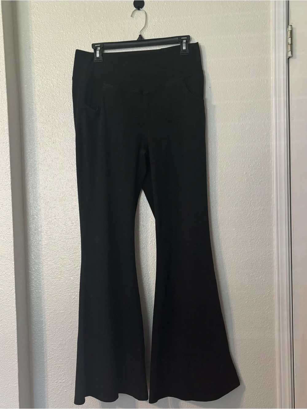 HALARA Black Flare Pants - Picture 1 of 7